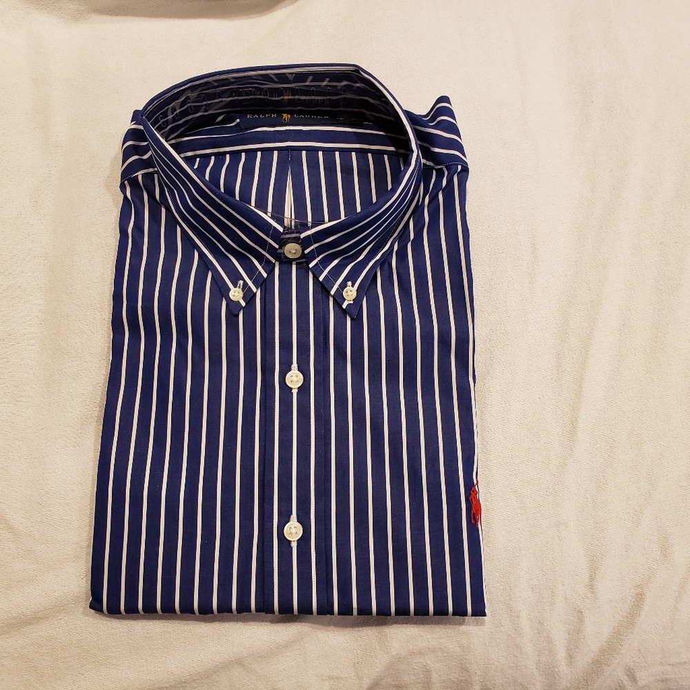 Men's New Polo Ralph Lauren Striped Shirt